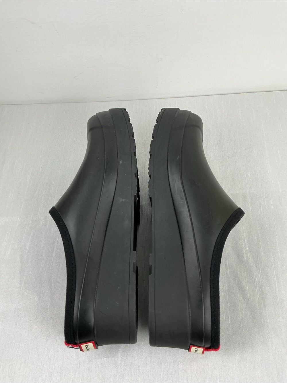 Hunter Black Platform Clogs - Picture 5 of 9